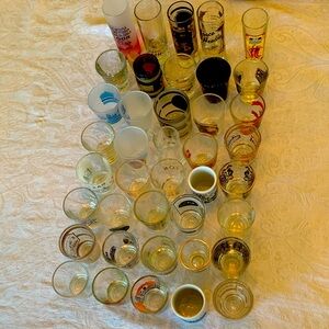 Vibrant Shot Glass 40 Piece Collection Set